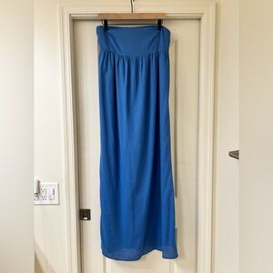 Rhythm Blue strapless Maxi dress